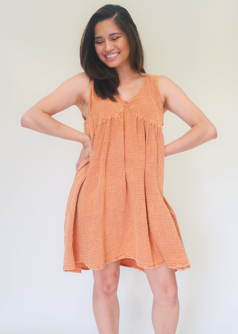 Carefree Gauze Dress