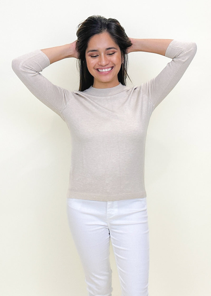 Soft Spot Mock Neck Top